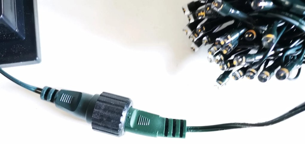 Catena Luci da esterno ad Energia Solare 100 led Bianco Caldo