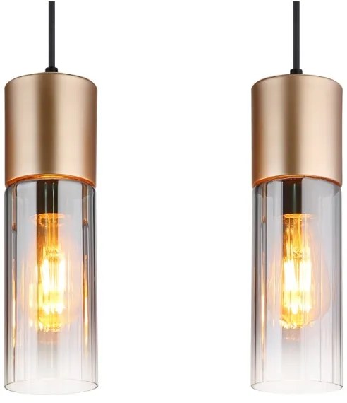 Globo 21000-4HCA - Lampadario a sospensione su cavo ANNIKA 4xE27/25W/230V