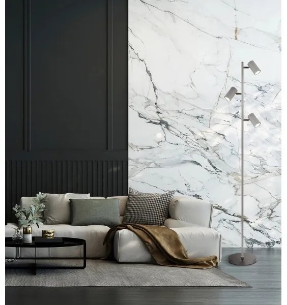 Globo 57911SS - Lampada con piedistallo ROBBY 3xGU10/5W/230V grigio