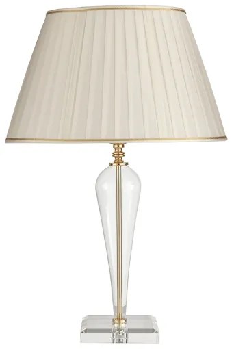 Lampada da tavolo RAVEL 40x63 cm in vetro lavorato a mano Oro