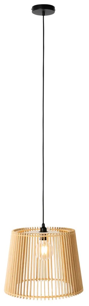 Lampada a sospensione da esterno rustica in legno IP44 - Jayla