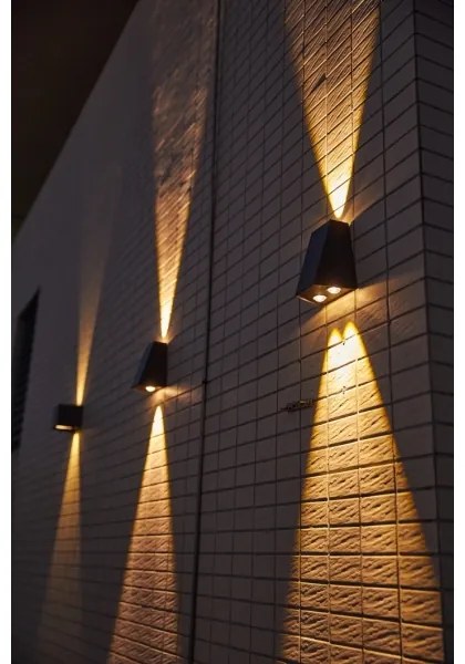 Brilagi - Applique a LED solare PYRAMID LED/2W/3,2V 1300 mAh IP54