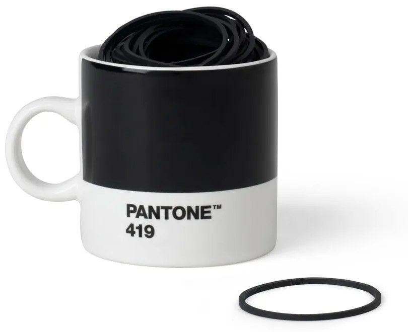 Tazza da espresso in ceramica nera 120 ml Espresso Black 419 - Pantone