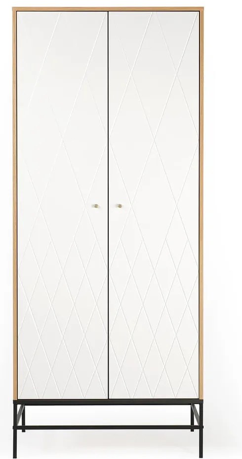 Armadio bianco 80x190 cm Mia - Woodman