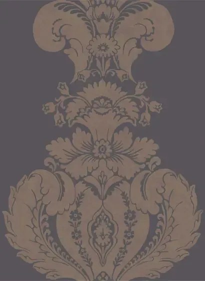 Cole & Son Carta da parati Baudelaire - black/ bronze
