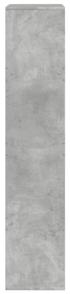 Divisorio grigio cemento 100x33x155,5 cm in truciolato