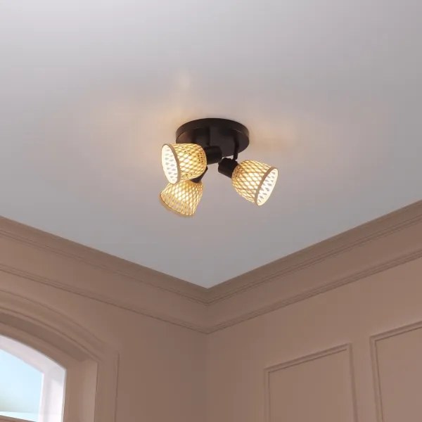 Atmosphera - Faretto LIO 3xE14/25W/230V bambù