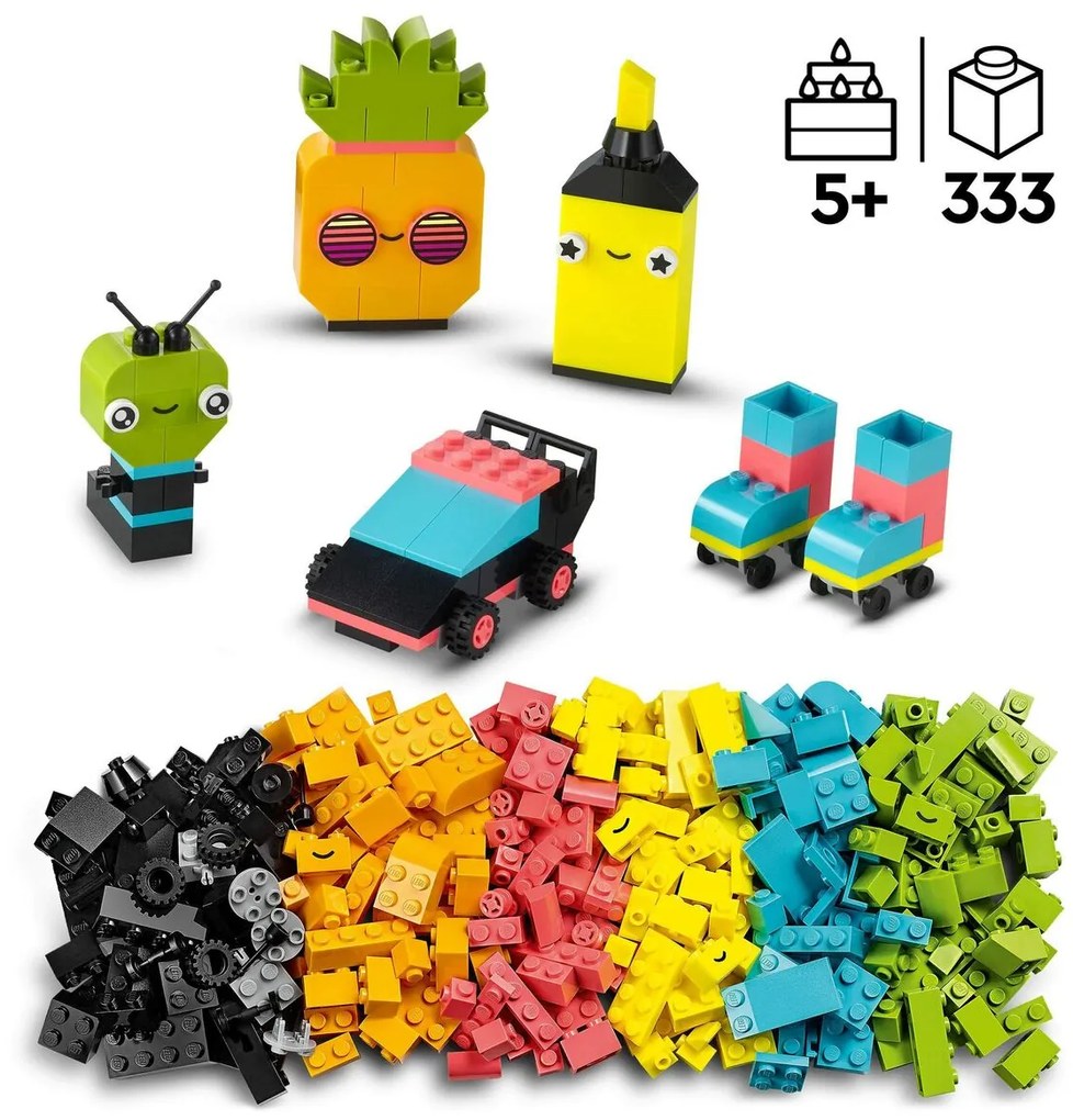 Set di Costruzioni Lego Classic Neon