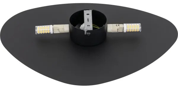 Applique STONE 2xG9/8W/230V 30x39 cm nero