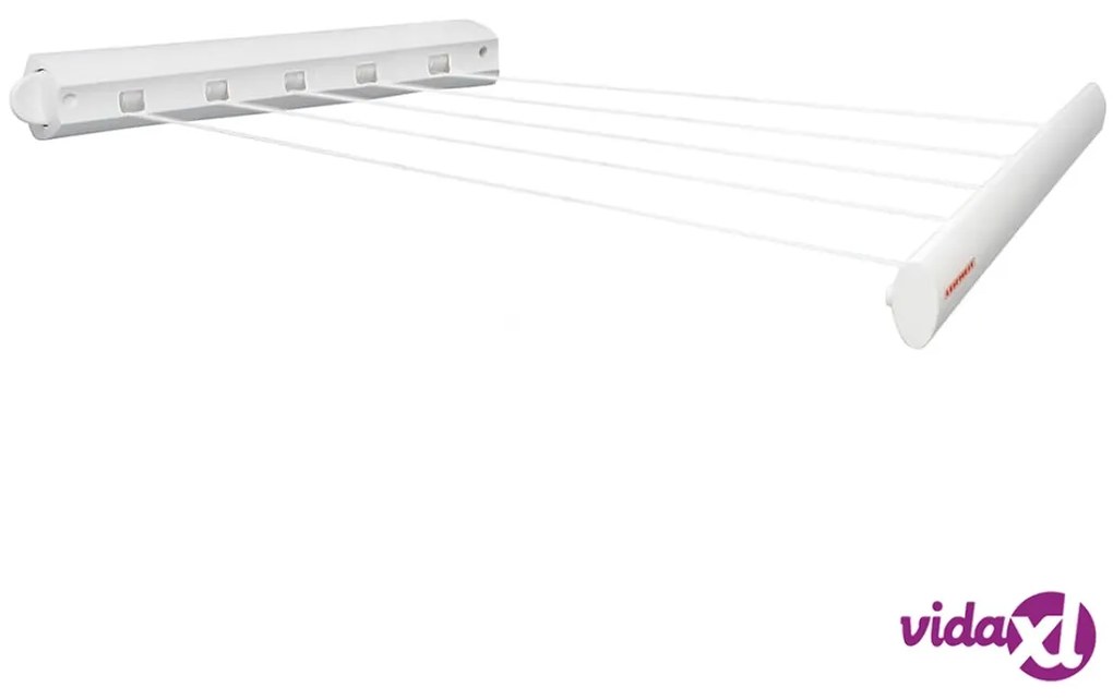 Leifheit Stendibiancheria Retrattile a Scomparsa Rollfix 210 Longline 83040