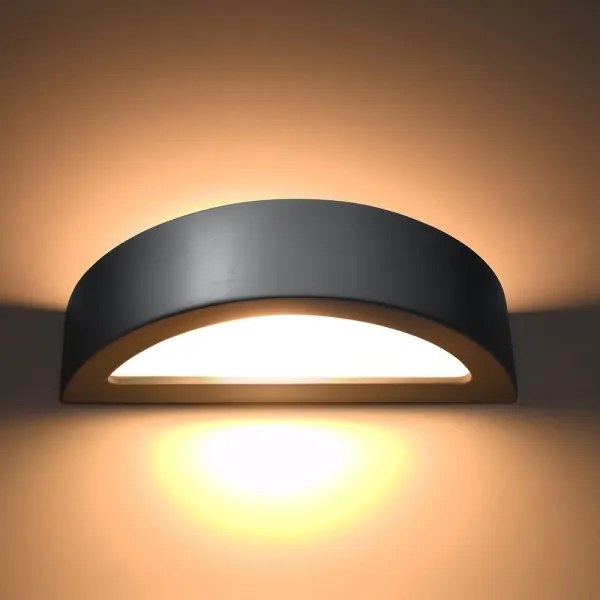 Applique ATENA 1xE27/60W/230V grigia