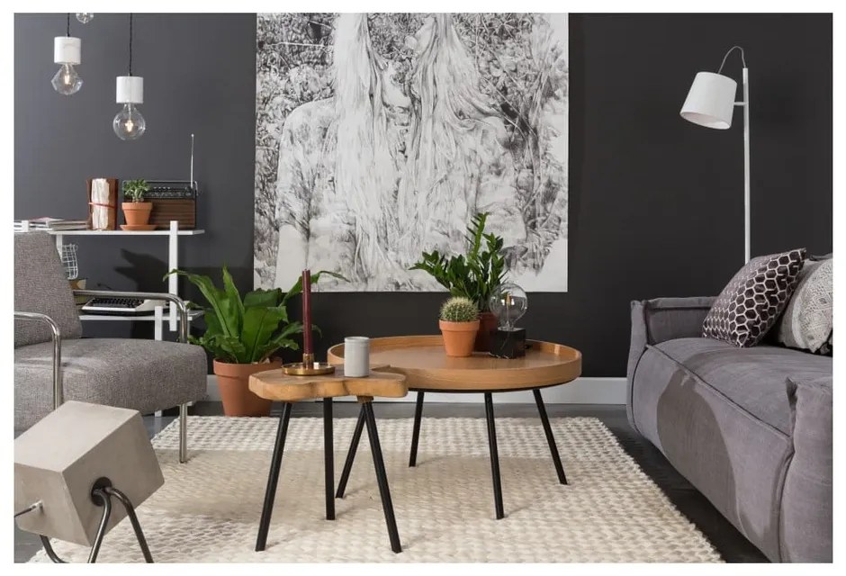 Lampada da terra con testa a fibbia bianca - Zuiver