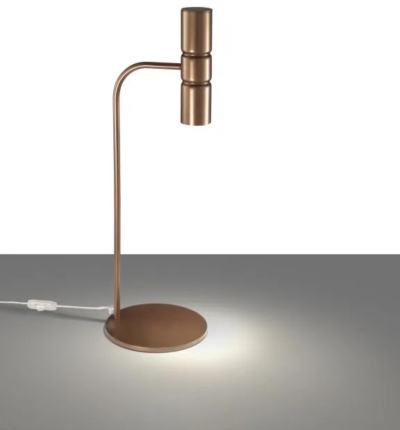 Table lamp 1 light- 268.211.04 Turbo   - Metal Lux Brunito verniciato