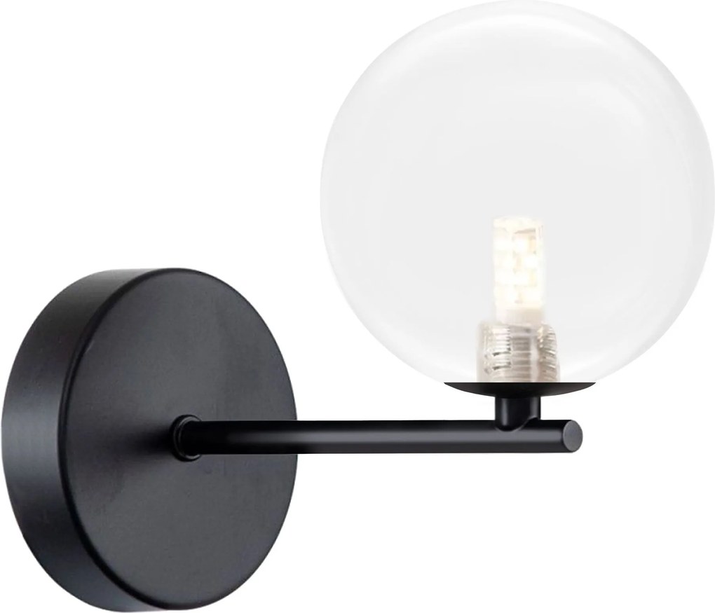 Lampada da parete APP1160-1W Black