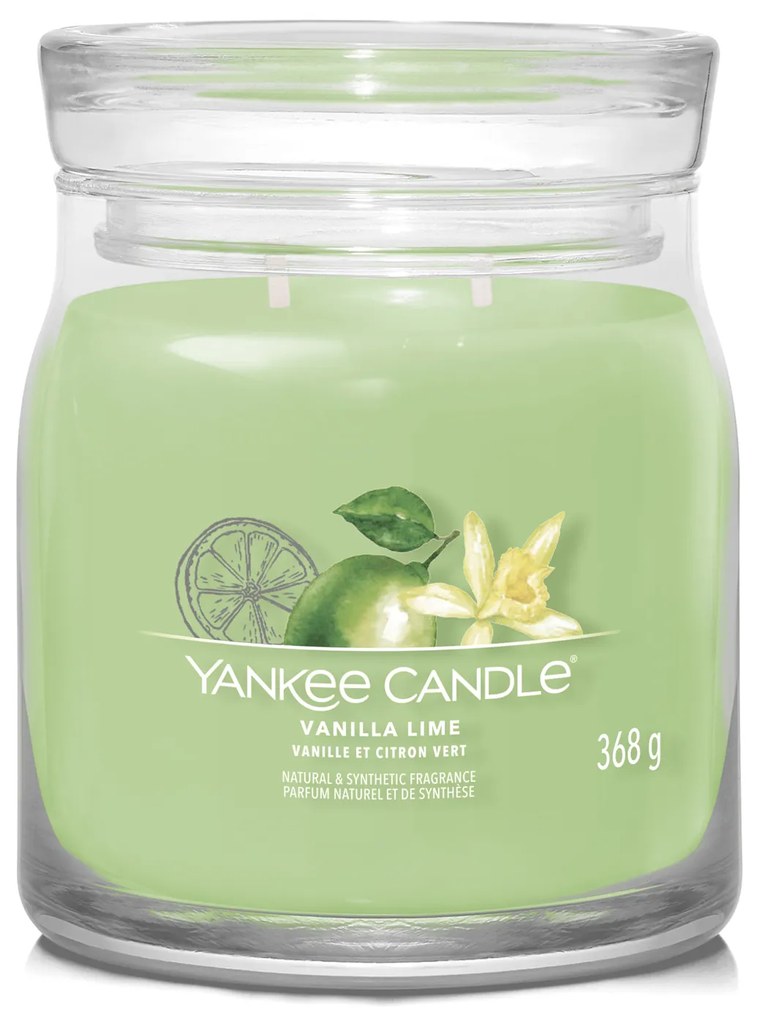 Vanilla Lime, candela in giara media Yankee Candle