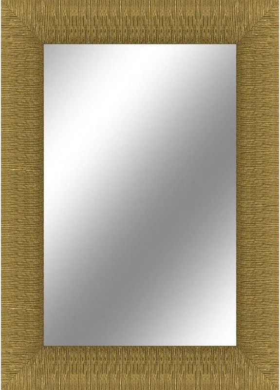 Specchio Fedra rettangolare in legno oro 98 x 138 cm