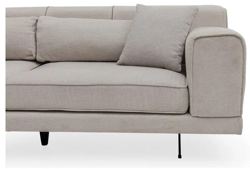 Divano angolare beige chiaro, angolo sinistro Jivago - Artie