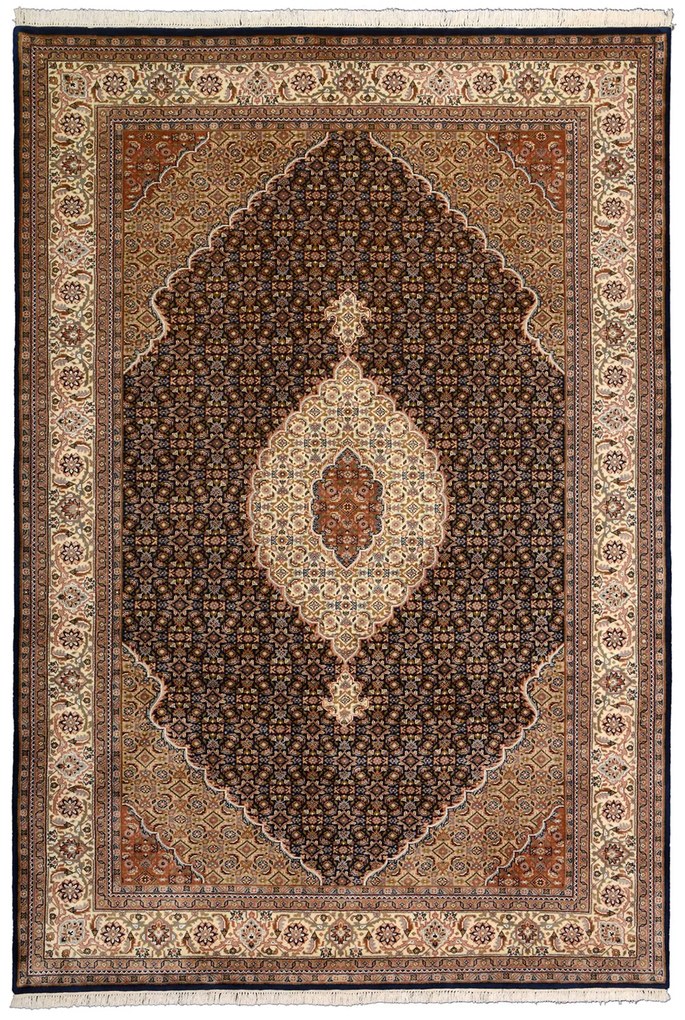 Tabriz Tappeto orientale 300 x 200 Beige (Indian) Annodato A Mano