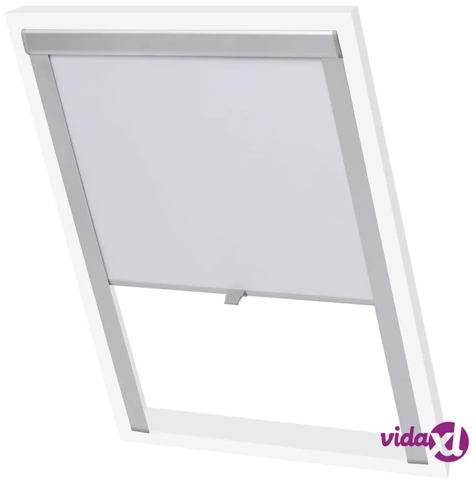 vidaXL Tenda a Rullo Oscurante Persiana Bianca 104