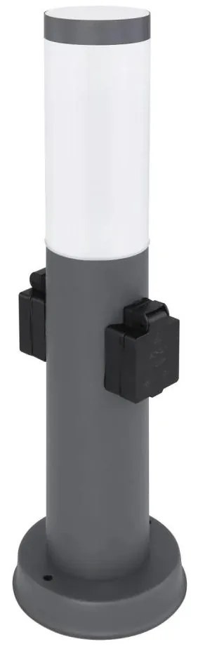 Globo 3158AK - Lampada da esterno con 2 prese BOSTON 1xE27/23W/230V IP44