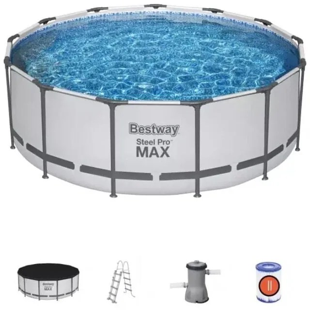 Steel Pro max Set Piscina Rotonda 396x122 cm - Bestway