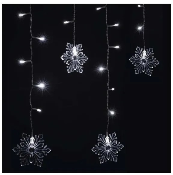 Tenda luminosa di Natale LED 60xLED/1,35W 635x50 cm bianco freddo