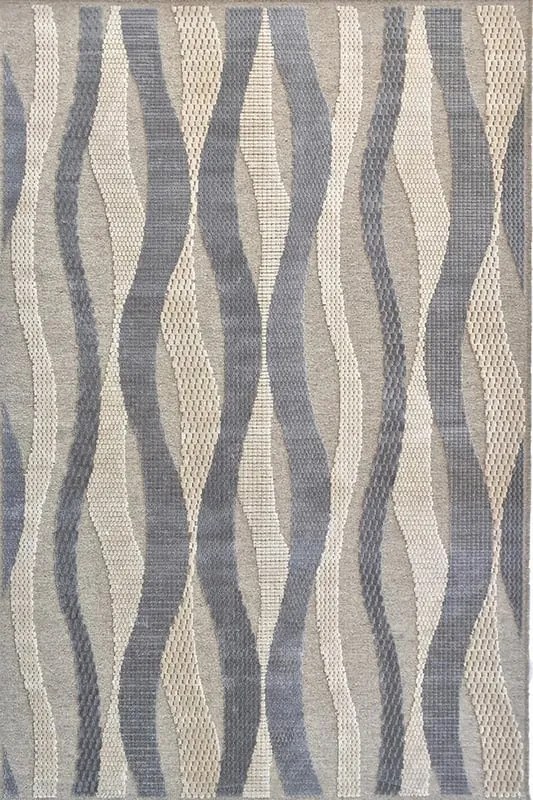 Tappeto Wool astratto antiscivolo in lana multicolore, L 230 x L 160 cm