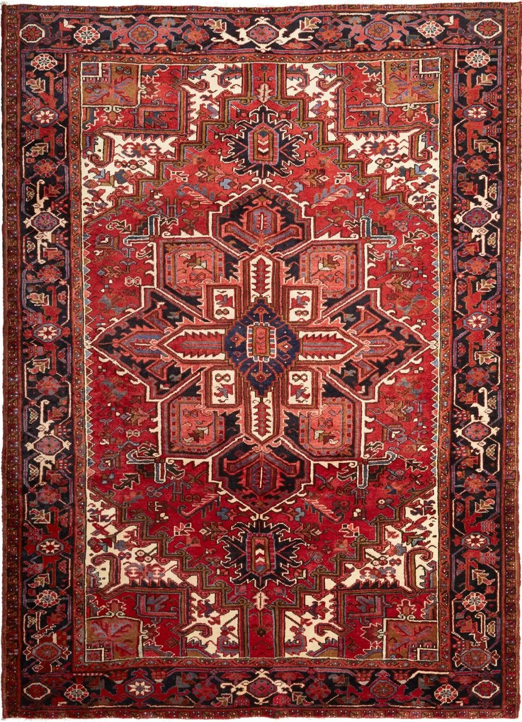 Heriz Tappeto persiano 300x210 Rosso (Iran) Annodato A Mano