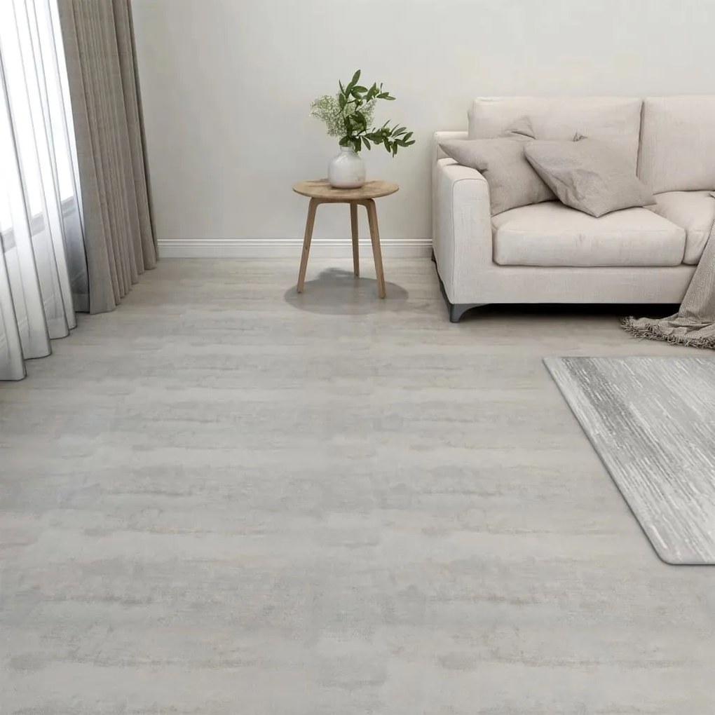 Listoni Pavimenti Adesivi 20 Pz İn Pvc 1,86 M² Grigio Chiaro /