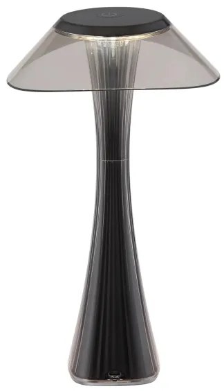 Globo 21025S-LED Lampada da tavolo ricaricabile dimmerabile AMBRA LED/2,5W/3,7V 2700K/4500K/6500K nero