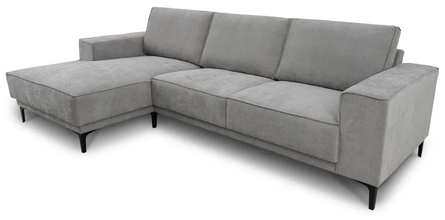 Divano angolare grigio (con penisola a sinistra/con chaise lounge) Copenhagen – Scandic
