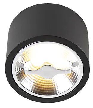 Faretto da soffitto moderno nero AR111 con LED incluso - Expert
