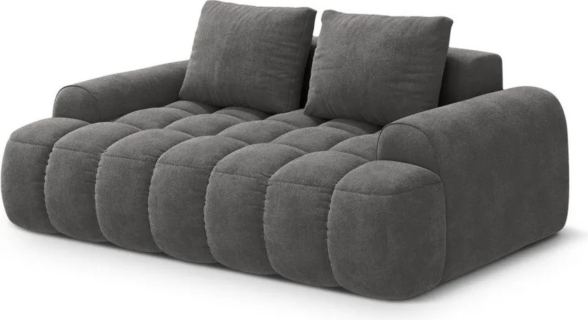 Divano grigio con rivestimento in velluto 175 cm Linz – Cosmopolitan Design