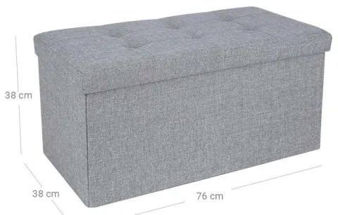 Panca SULTAN grigia chiara