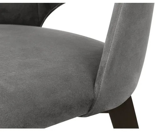 Sedia da pranzo BOVIO 86x48 cm grigio/faggio