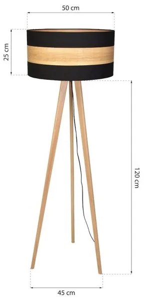 Lampada da terra TERRA 1xE27/60W/230V