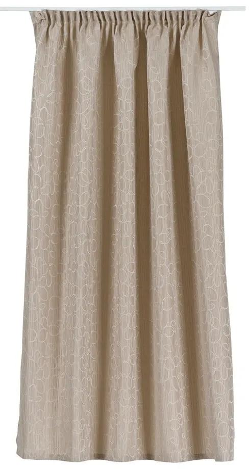 Tenda beige 140x160 cm Florette - Mendola Fabrics