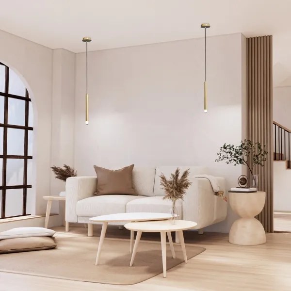 Rabalux 72357 - Lampadario a sospensione con filo RAMIRA 1xG9/5W/230V oro