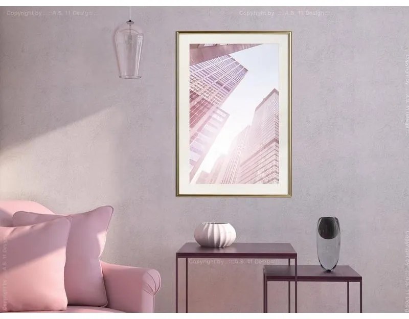 Poster Steel and Glass (Pink)