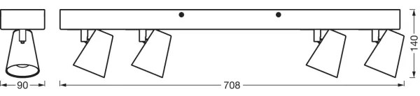 Ledvance - Faretto LED DECOR NEPTUNE LED/27W/230V