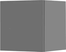 Pensile cubotto sospeso con anta Grigio Opaco 30x30 cm