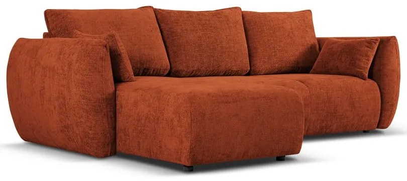 Divano angolare arancione (angolo sinistro) Matera - Cosmopolitan Design
