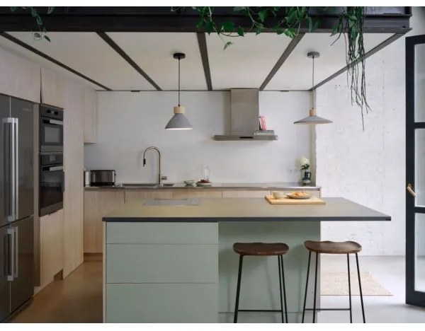 Ledvance - Lampadario a sospensione con filo DECOR CONCRETE 1xE27/15W/230V diametro 32 cm calcestruzzo grigio