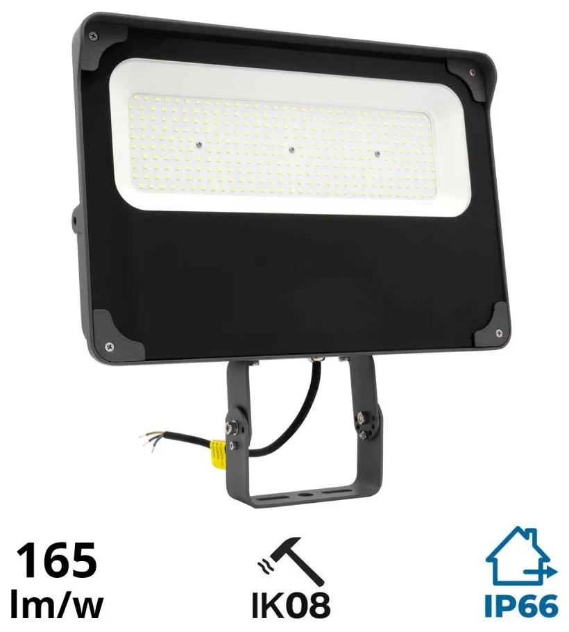 Proiettore LED 200W, IP65,165lm/W per Impianti Sportivi,driver Philips Colore Bianco Naturale 4.000K