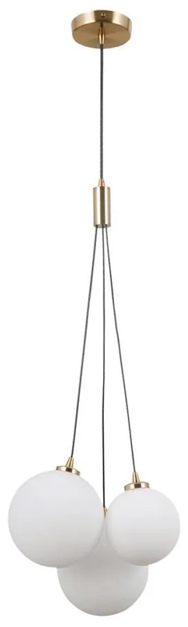 ITALUX PND-54456-3-HB - Lampadario a sospensione con filo PERLOS 3xG9/5W/230V