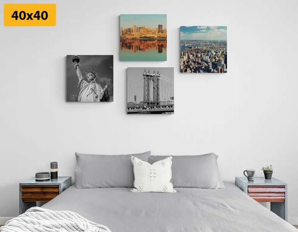 Set di quadri – New York in stile interessante