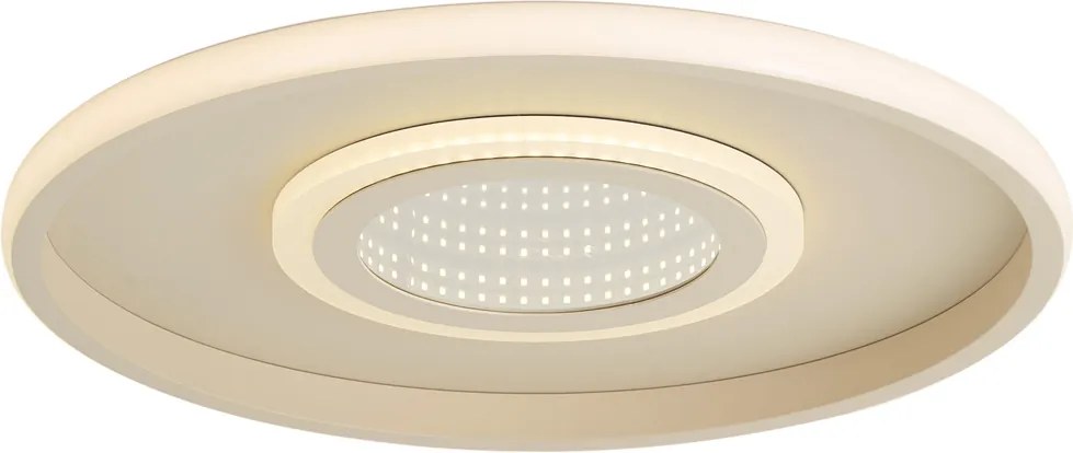 Plafoniera moderna bianca con LED integrato e interruttore a 3 vie - Frini
