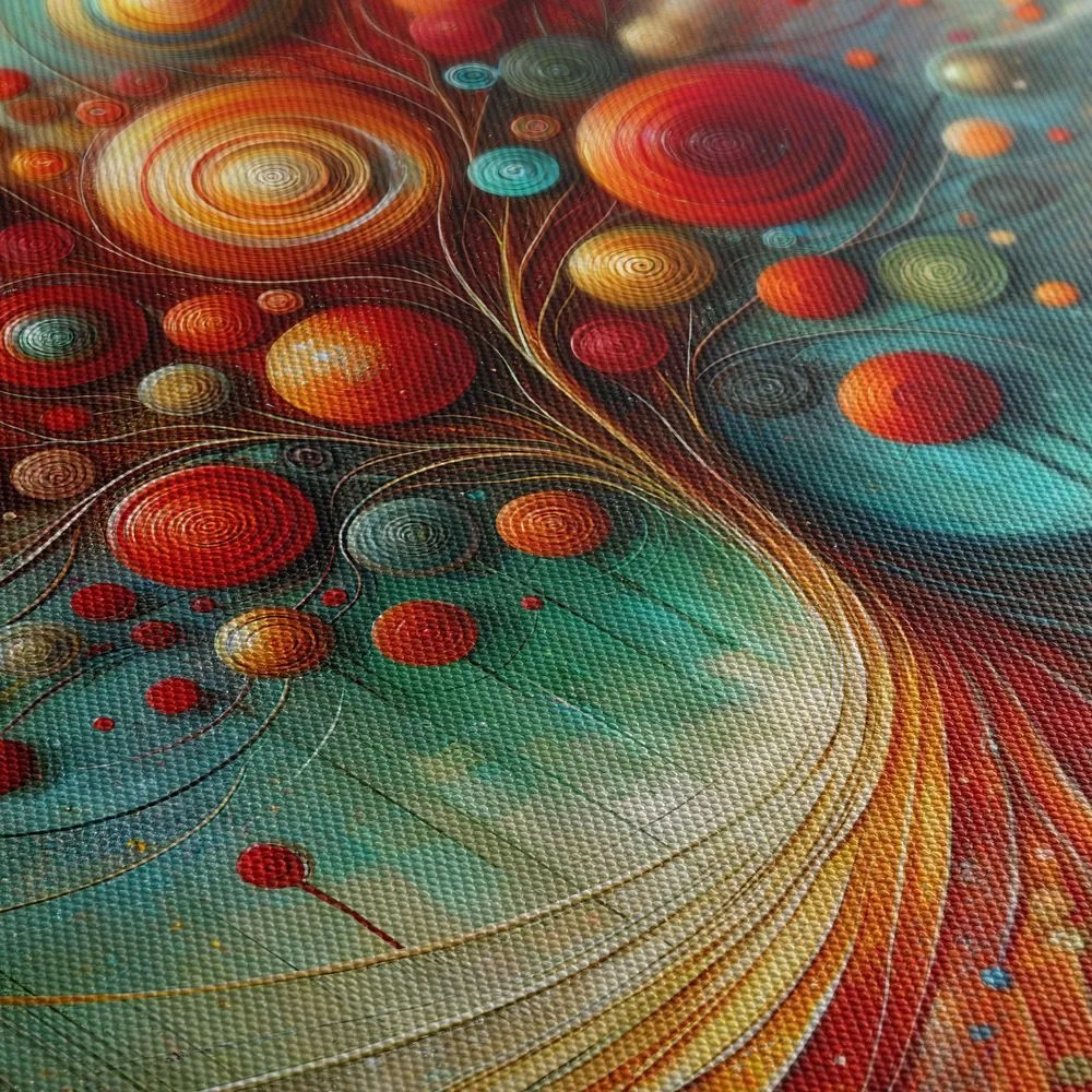Quadro su tela – Albero della vita colorato