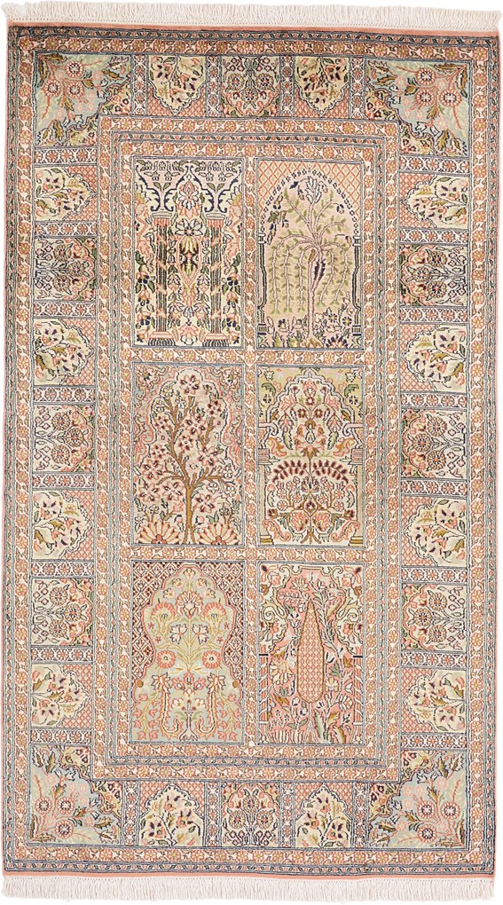 Cashmere Silk Tappeto orientale 170 x 100 (Indian) Annodato A Mano
