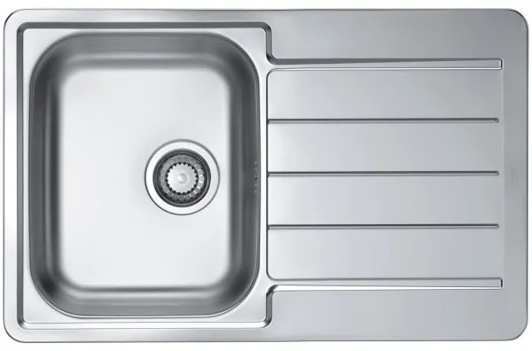 ALVEUS SET0026 - Lavello da cucina LINE + miscelatore per lavello TONIA 29,5 cm satinato/cromato